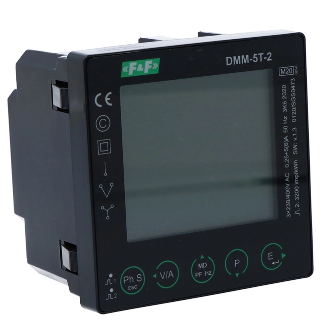 Multifunctional digital multimeter of network parameter values ​​with Modbus RTU communication DMM-5T-2