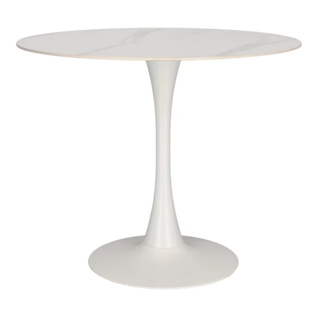 Simplet Skinny Premium Stone White table 90cm