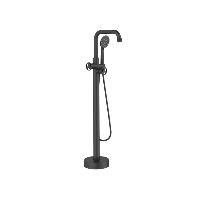 Bathtub mixer Sea-Horse Loftea Black free-standing black matt