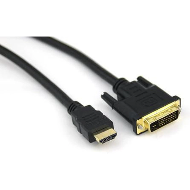 Sharkoon HDMI - DVI-D cable 1m black (4044951017331)
