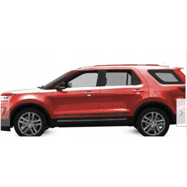 Ford Explorer 2011-2019 BLACK Side Door Strips