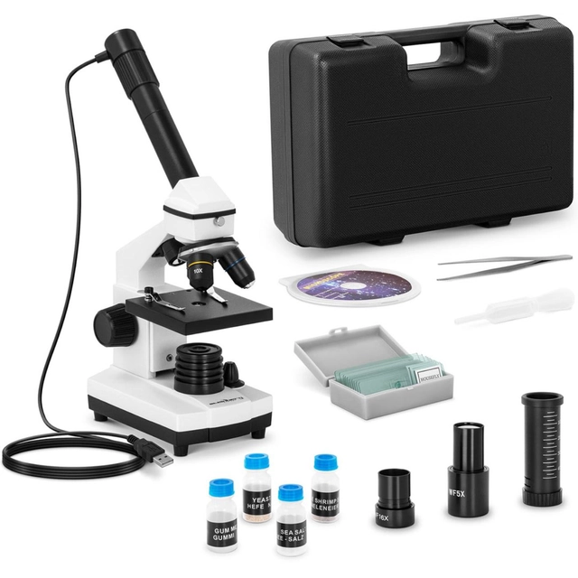 Digital microscope with magnification 20-1280x USB KIT