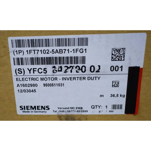 1FT7102-5AB71-1FG1 Siemens - New Factory Sealed