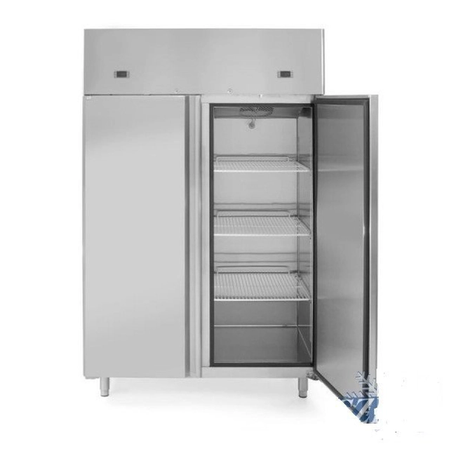 2-DRZWIOWA STAINLESS STAINLESS REFRIGERATOR AND FREEZE CABINET WITH CAPACITY 450L+450L INVEST HORECA YBF9239