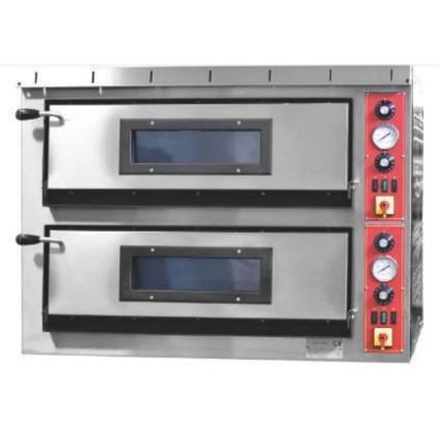 2-KOMOROWY PIZZAOVEN VOOR 12 PIZZ 35CM INVESTEER HORECA G-ML66 G-ML66