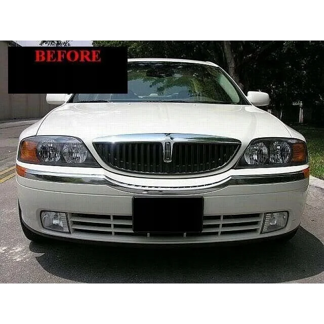 2000-2006 LINCOLN LS - Chrome strips on the grill, chrome-plated with paint