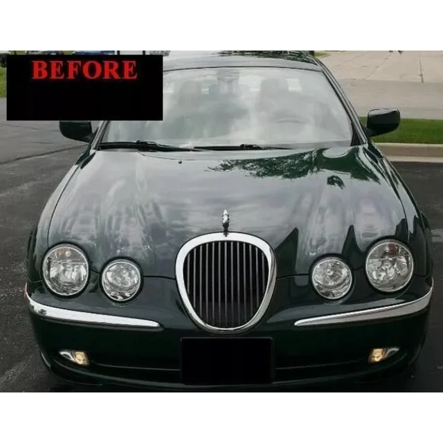 2000-2008 Jaguar S-TYPE- benzi cromate, gratar cromat