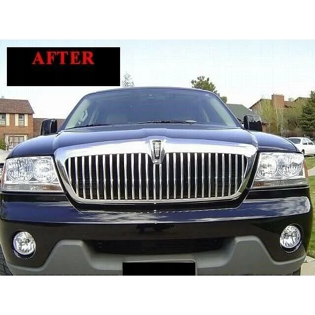 2003-2006 LINCOLN AVIATOR - Chrome grill strips on the grille