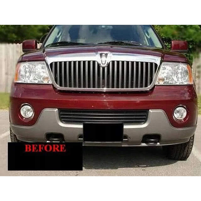 2003-2006 LINCOLN NAVIGATOR - Chromen grillstrips op de grille