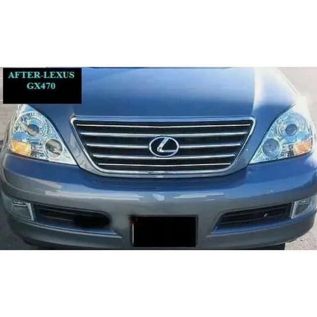 2003-2009 LEXUS GX470 GX 470 – chromuotos juostelės, chromuotos grotelės