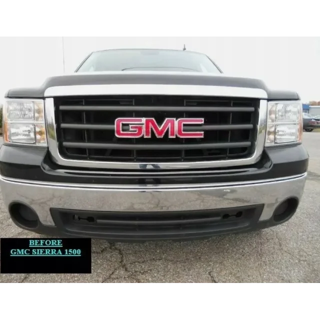 2007-2013 GMC SIERRA 1500- Chromuotos juostelės, chromuotos grotelės