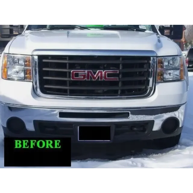 2007-2013 GMC Sierra 2500 3500- Chrome strips, chrome grill