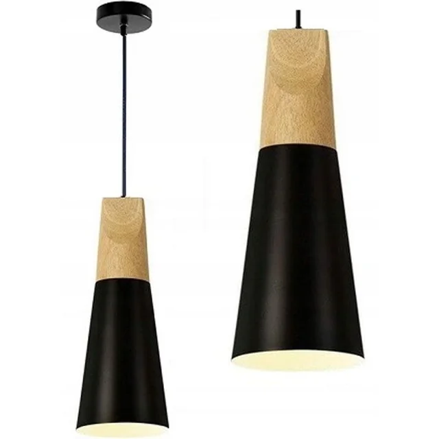 SCANDI B ceiling lamp APP057-1CP Black