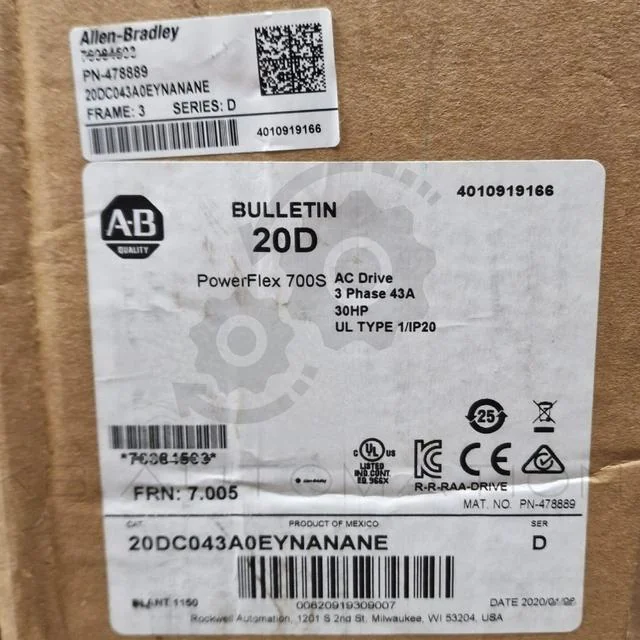 20DC043A0EYNANANE Allen Bradley - Alkuperäinen pakkaus