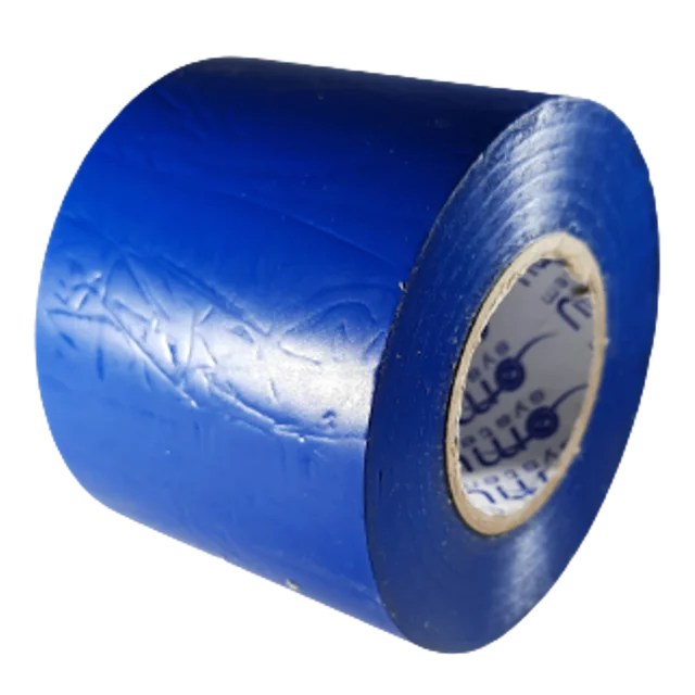 20m x 50mm bred blå isoleringstejp