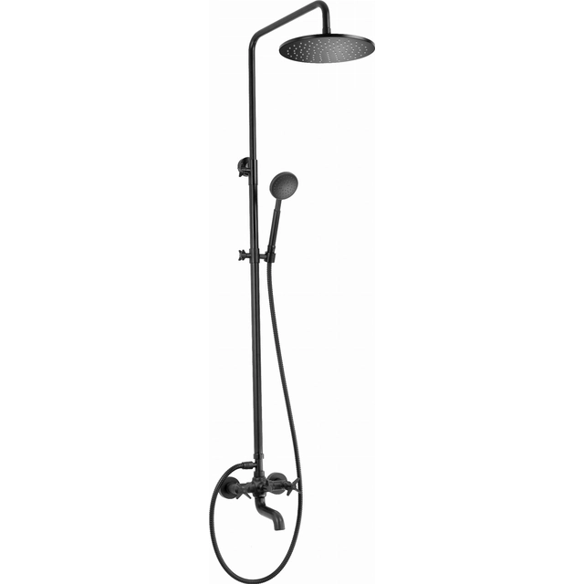 Shower set Deante Temisto nero NAC_N1QT