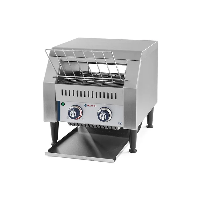 2240W Hendi stainless steel feed-through toaster