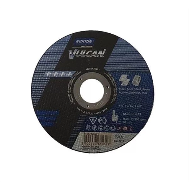 230x1,9mm cutting disc Norton Vulcan blue (A46S-BF41) Steel (25pcs / pack) 3501041
