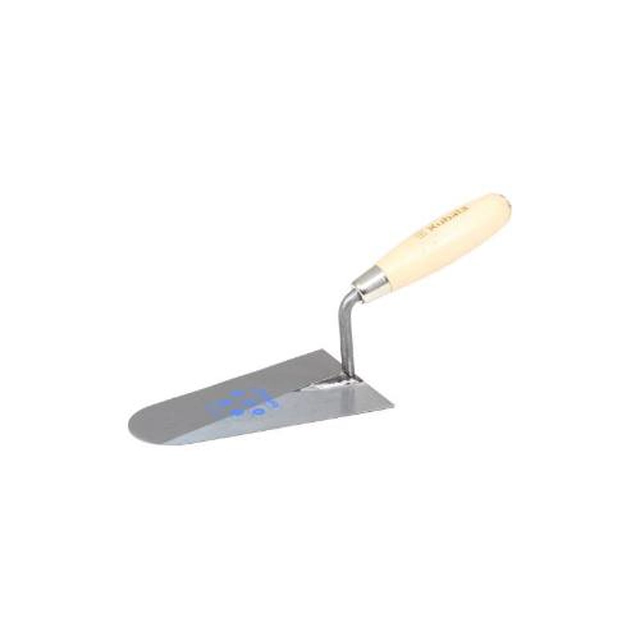 Spoon steel semi-round ground, 220 mm, wooden handle