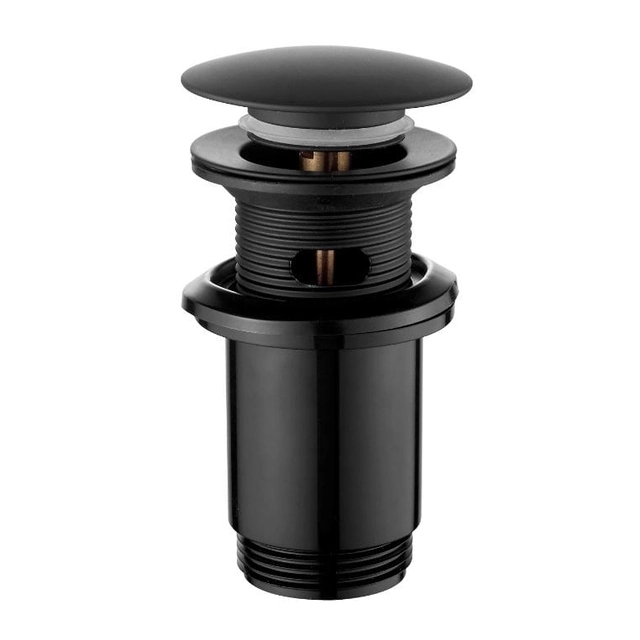 Click-clack plug universal large black Invena