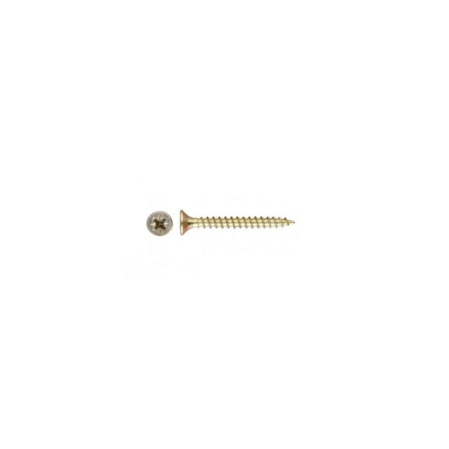FROM 7505, wood screw, yellow galvanized -4.0x35 (100 piece/bag)