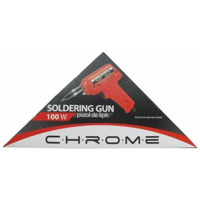 Soldering Gun 100w In Box, Chrome