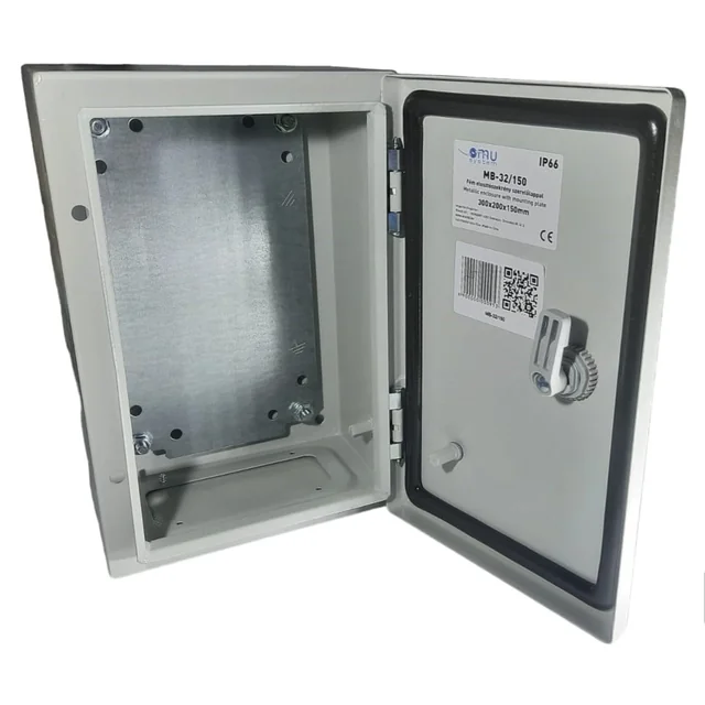 250x200x150mm elektryczny panel metalowy przemysłowy z ocynkowaną przeciwpanelem IP66 1000V 630A malowany elektrostatycznie