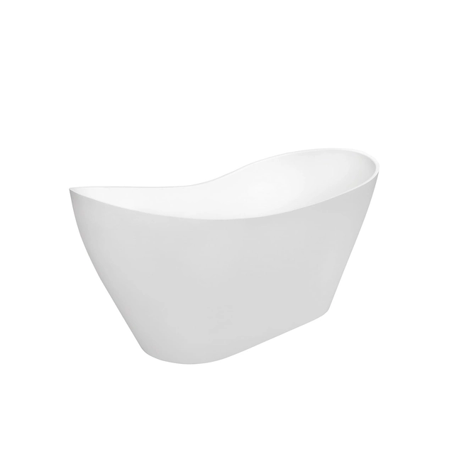 Besco Viya Freestanding Bathtub Matt White 170 + click-clack graphite cleaned from the top - Additionally 5% discount for the code BESCO5