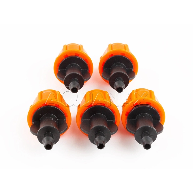 Aquanax AQS005, End connector 4/7 mm, 5 pcs in a package