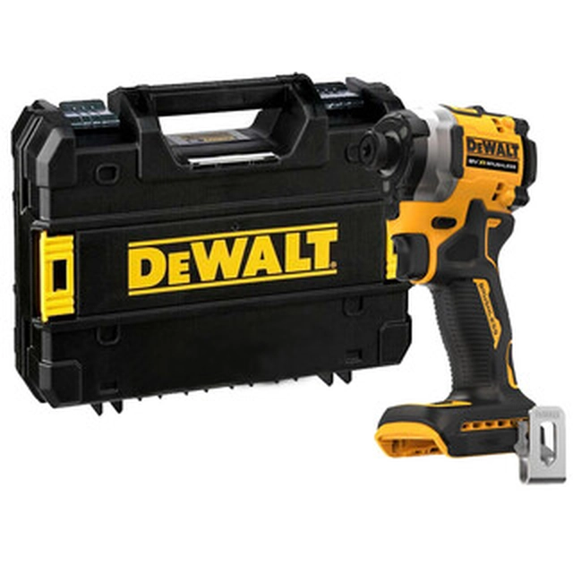 DeWalt DCF850NT-XJ cordless impact driver with bit holder 18 V | 206 Nm | 1/4 inches | Carbon Brushless | Without battery and charger | TSTAK in a suitcase