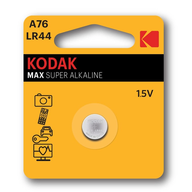 KODAK Ultra Alkaline Battery KA76/LR44, blister=1 pcs