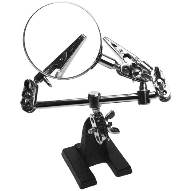 HANDLE ASSEMBLY CLAMP WITH A THIRD HAND MAGNIFY