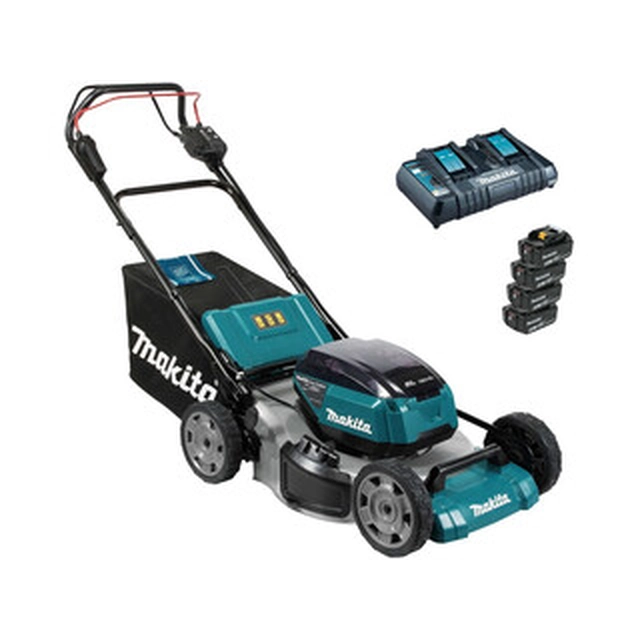 Makita DLM532PG4 cordless lawn mower