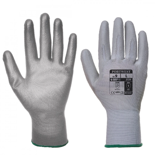 Vending PU palm dipped gloves