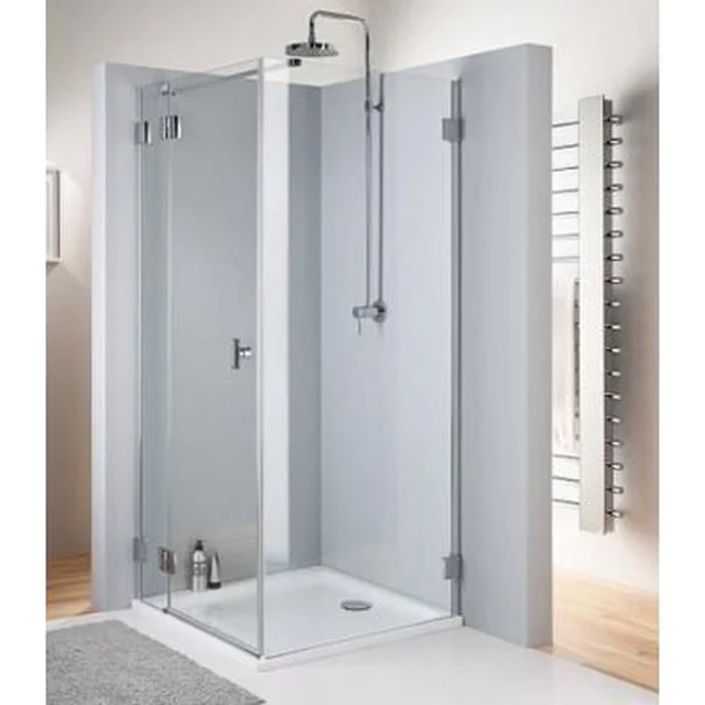 Shower door 80 cm left hinged transparent glass Koło Next HDSF80222003L - sale