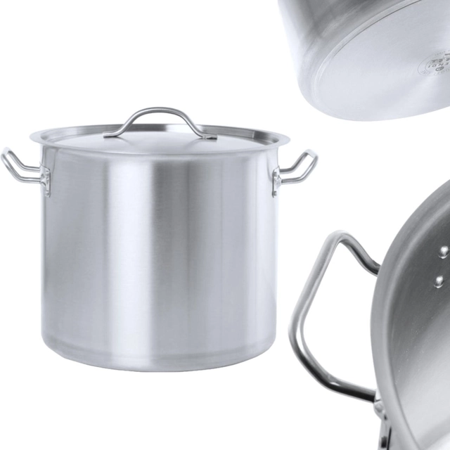 Medium pot with lid Budget Line 9 l 250x180 - Hendi 832820