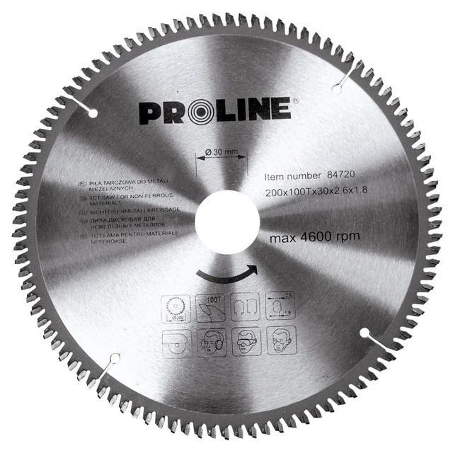 Non-ferrous metal circular saw 205mm PROLINE 84721