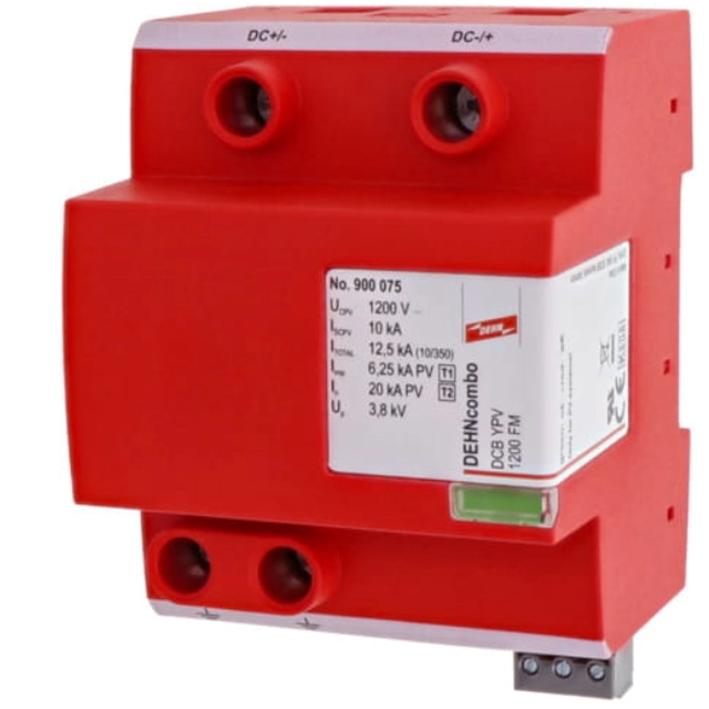 Surge arrester DC DEHN Combo DCB YPV 1200 (900 075)