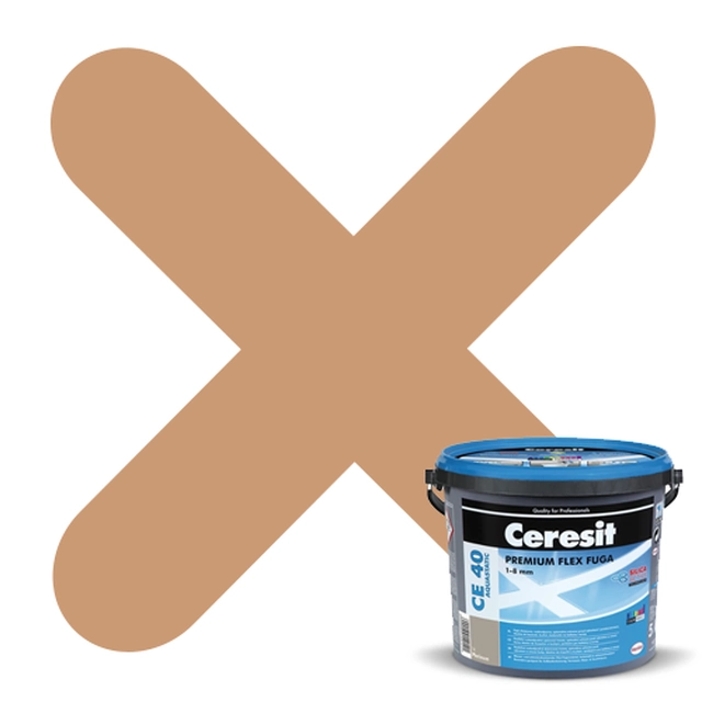 Ceresit elastic grout CE-40 Aquastatic toffee 44 2 kg