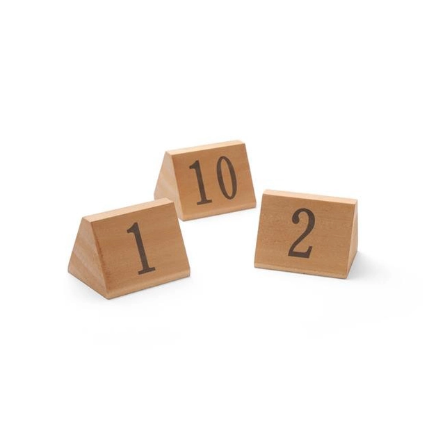 Information plate with set number (from 1 to 10)