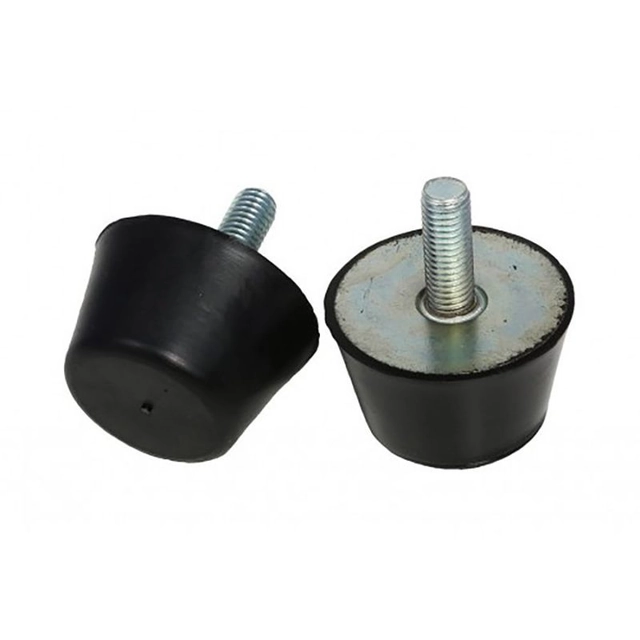 Rubber stop in the shape of a truncated cone with a screw - diameter 3 cm and height 2 cm
