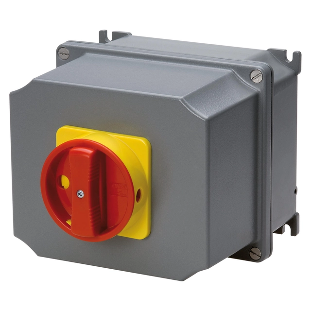 2P 16A CLOSED ROTARY SWITCH RED HG ATEX