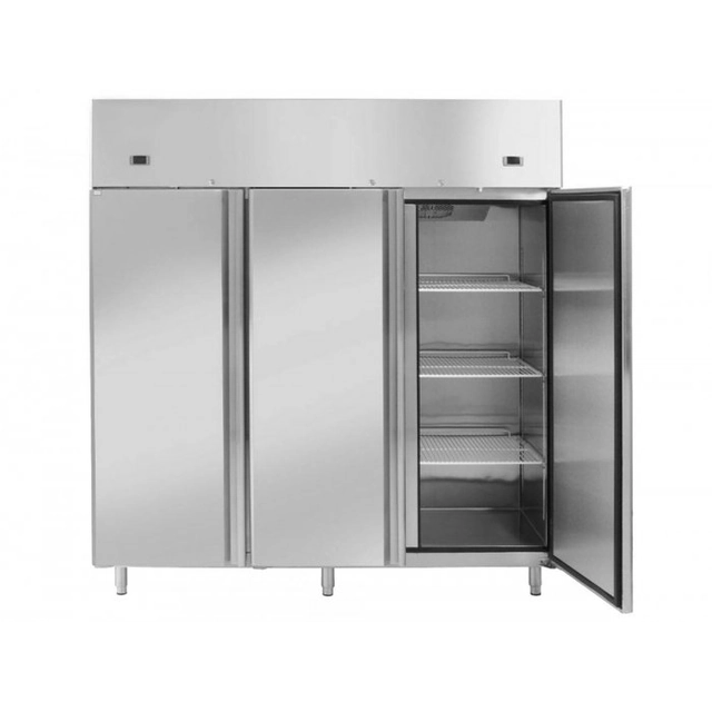 3-DRZWIOWA FRIGORIFERO E ARMADIO CONGELATORE INOX CON CAPACITÀ 900L+450L INVEST HORECA YBF9238