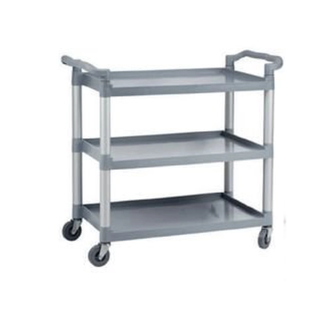 3-shelves plastic waiter's trolley (twisted) INVEST HORECA WT-D00201 WT-D00201