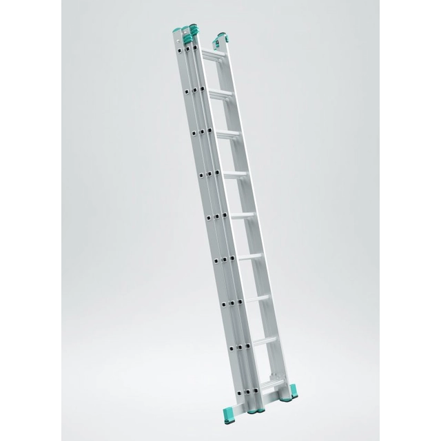 3-teilige Leiter 3x7 Stufen 399cm MAT-PROJECT 7607