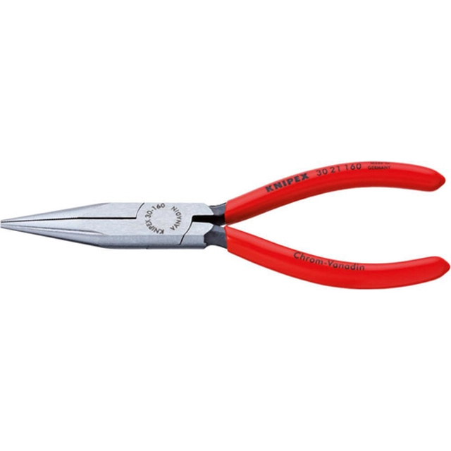 30 21 140 Elongated half-round nose pliers - 140 mm