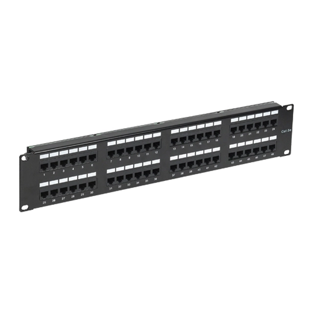 Patch Panel 2U'UTP cat5e'48 ports RJ45 - ASYTECH Networking ASY-PP-UTP5E-48