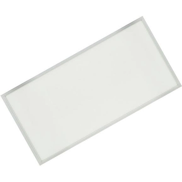 LEDsviti Dimmable silver ceiling LED panel 600x1200mm 72W warm white (472) + 1x dimmable source