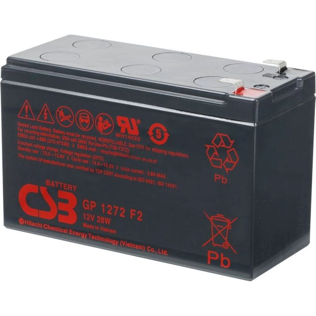 CSB Battery 12V 7.2Ah (GP1272F2)