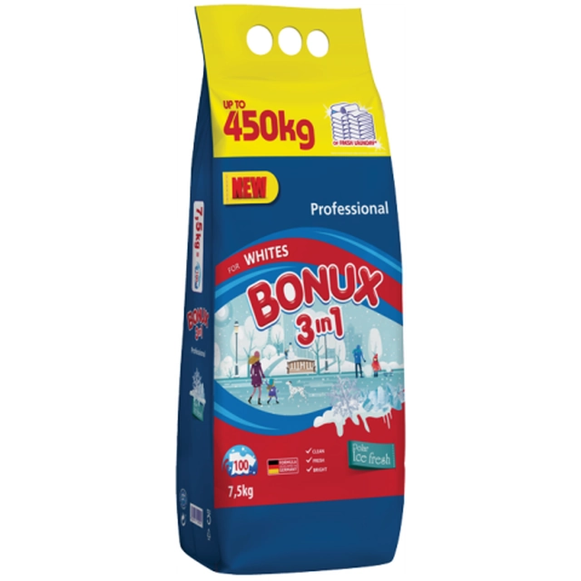 Bonux washing powder for white laundry 7.5 kg - merXu - Négociez les prix !  Achats en gros !